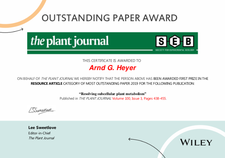 Outstanding Paper Award